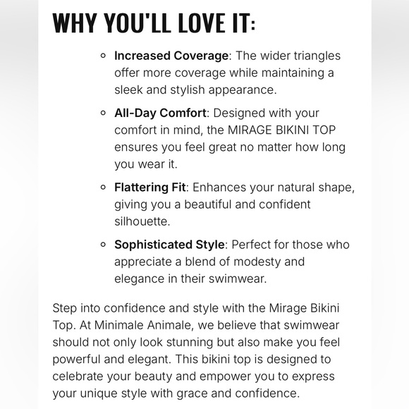 Minimale Animale The Mirage Top & The High Mirage Brief Bikini Set - Picture 11 of 16